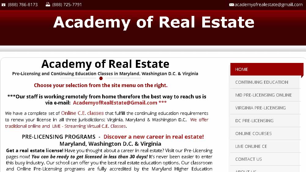 5 Best Online Real Estate Schools in Maryland for 2021 Academy of Real Estate