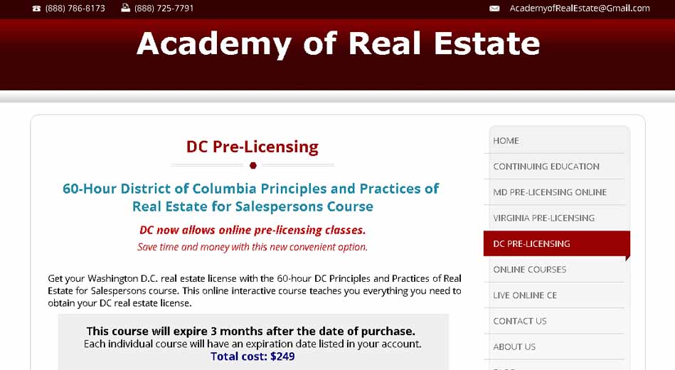Real Estate Schools in Washington DC (Best in 2022) Academy of Real Estate