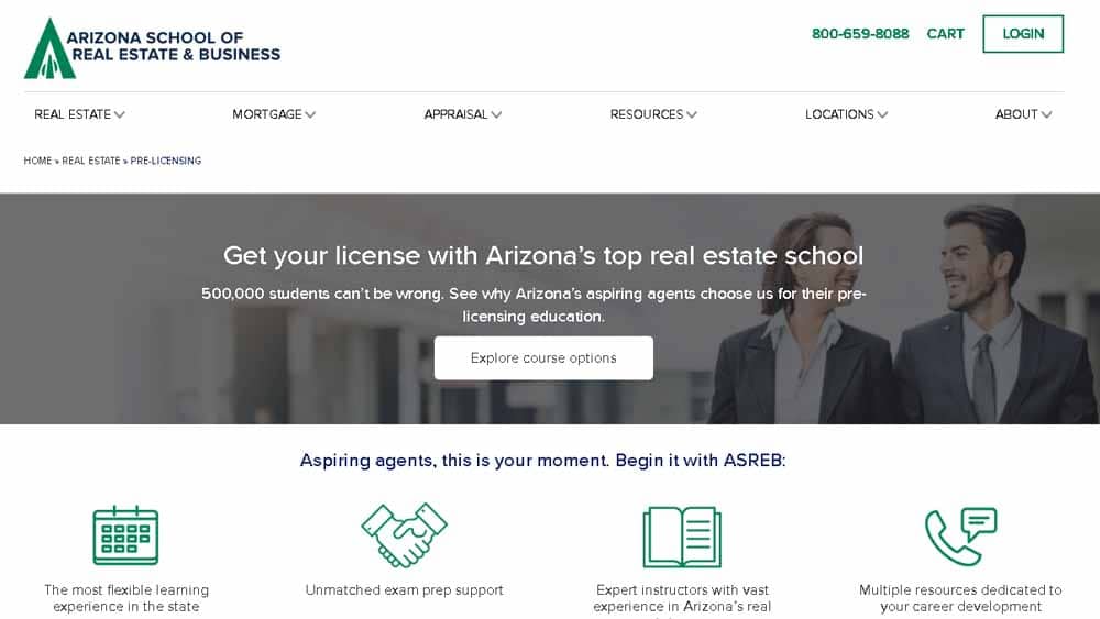 Online Real Estate Schools in Arizona (Top 4 Best) Arizona School of Real Estate and Business