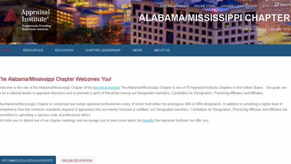 Real Estate Appraisal Courses in Alabama (The Best in 2021) Appraisal Institute